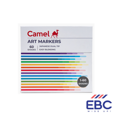 CAMEL Art Markers 60 Shades - Japanese Dual Tip